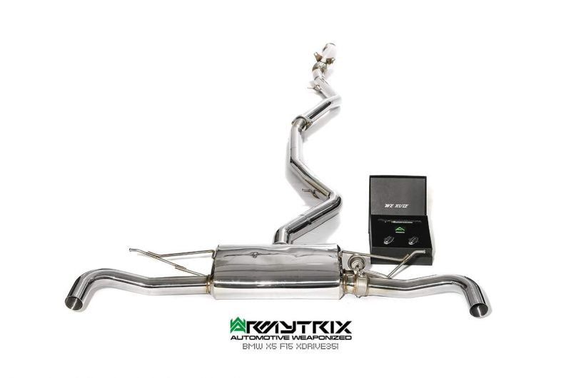 Armytrix exhaust system for BMW F15 X5 35i xDrive (2014-2019 ) valvetronic exhaust system