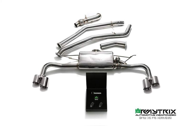 Armytrix exhaust system for BMW F15 X5 35i xDrive (2014-2019 ) valvetronic exhaust system