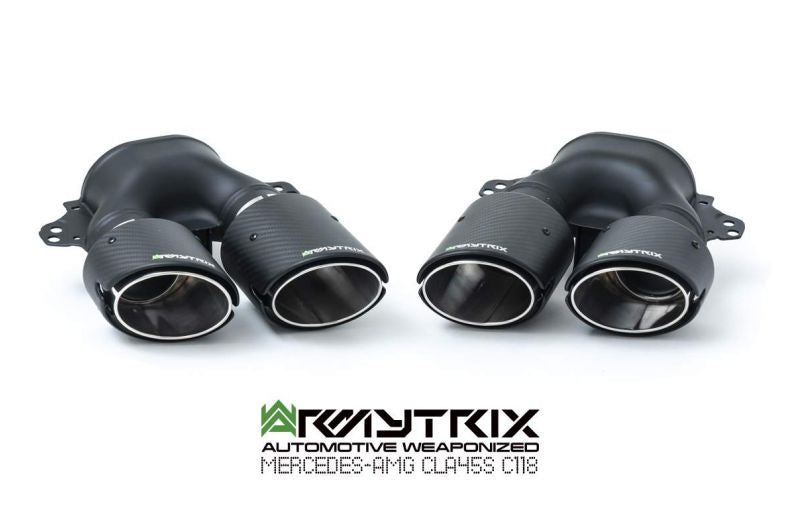 Armytrix exhaust systems for Mercedes-AMG X118 CLA45 S AMG Shooting Brake (2019-Present) valvetronic exhaust system