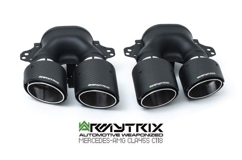 Armytrix exhaust systems for Mercedes-AMG X118 CLA45 S AMG Shooting Brake (2019-Present) valvetronic exhaust system
