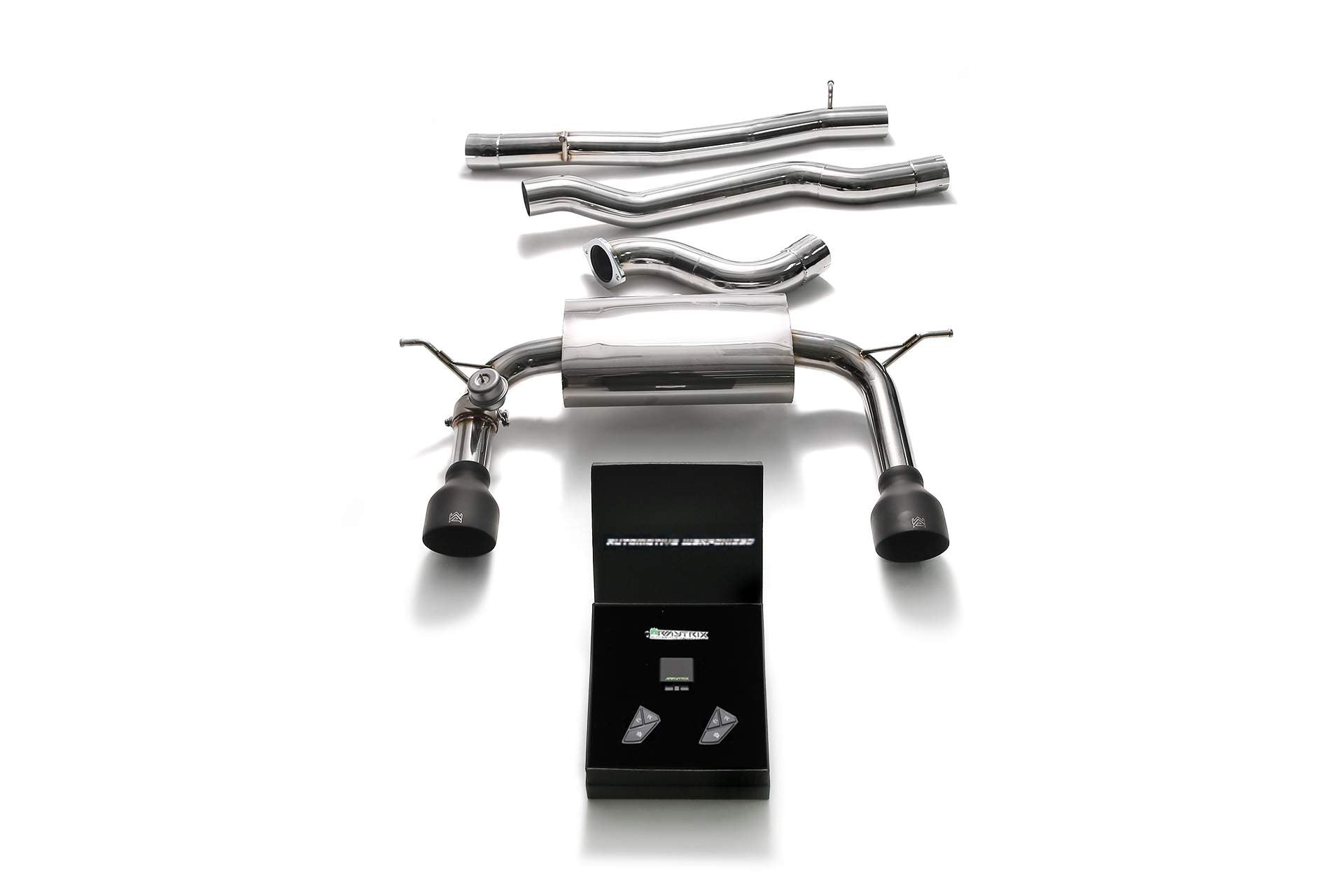 Armytrix exhaust system for Audi TT 8S MK3 1.8 2.0 TFSI 2WD Coupé (2015-present) valvetronic exhaust system