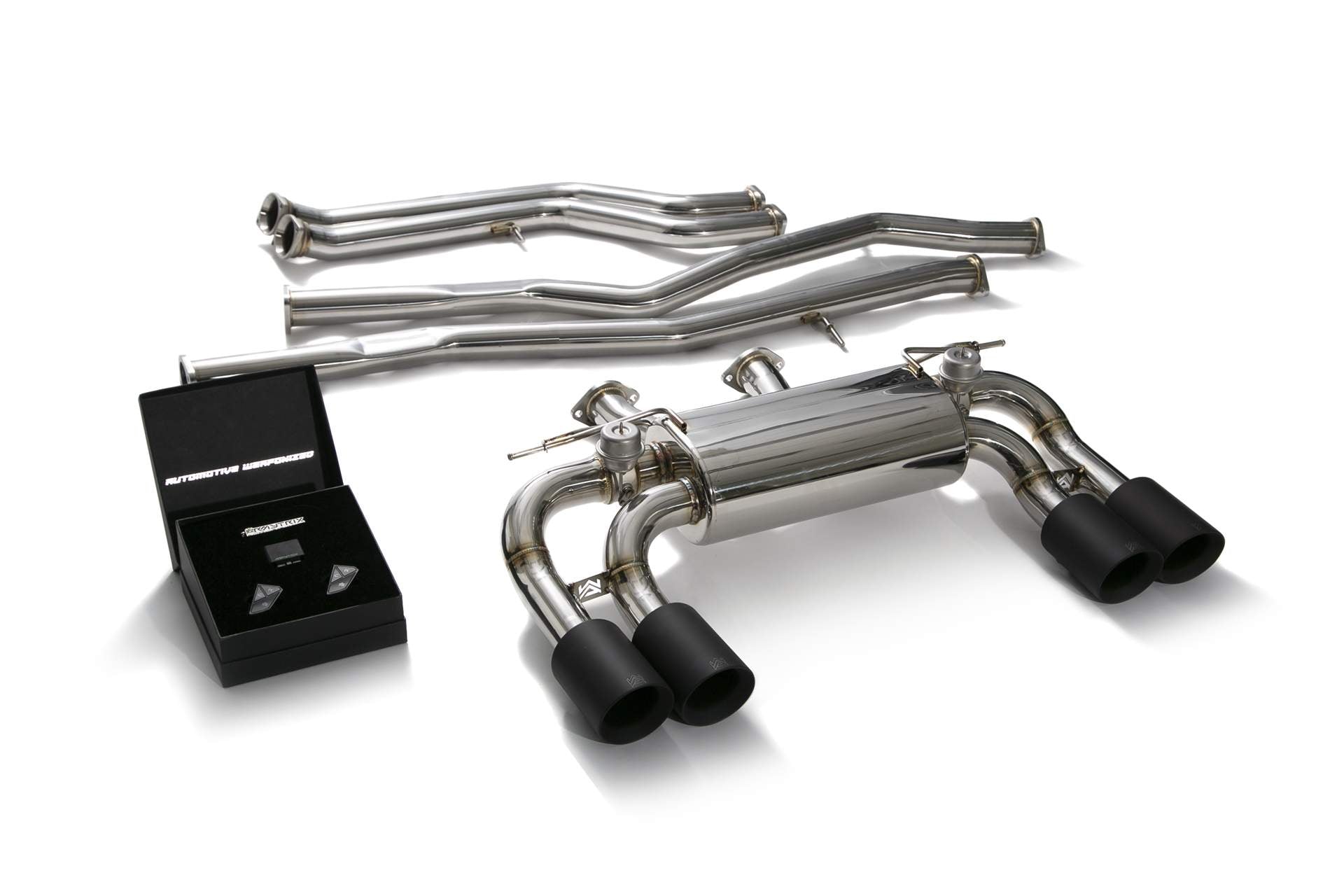 Armytrix exhaust system for BMW F87 M2 Competition (2019-2022) valvetronic exhaust system