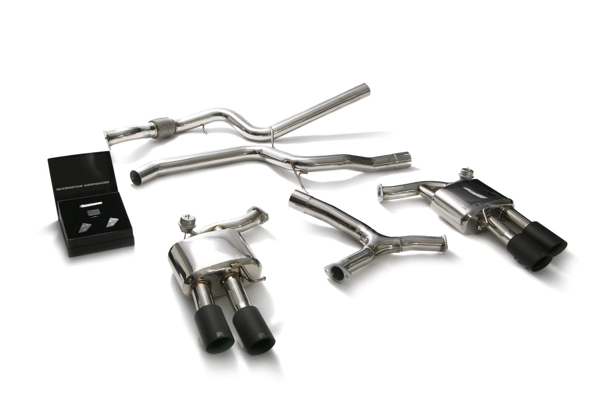 Armytrix exhaust system for Audi A5 B9 2.0 TFSI Coupé 2WD (2016-present) valvetronic exhaust system