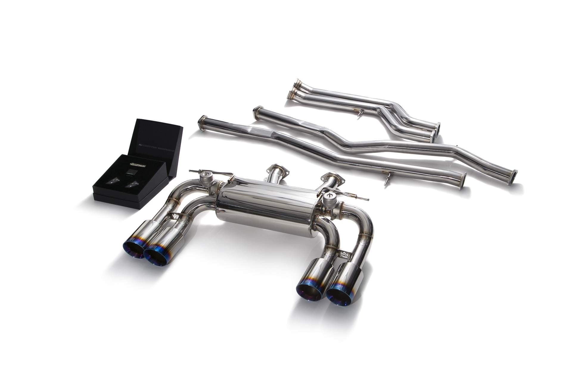 Armytrix exhaust system for BMW F87 M2 Competition (2019-2022) valvetronic exhaust system