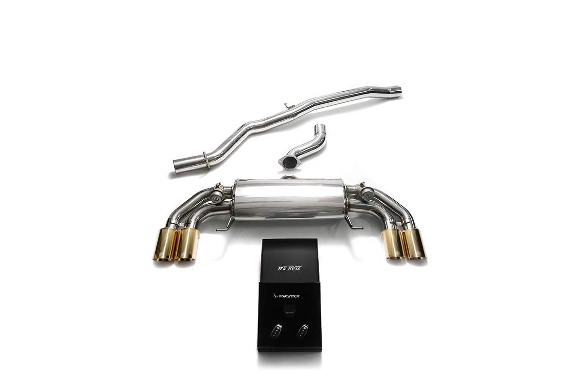Armytrix exhaust system for Audi S1 8X 2.0 Hatchback/ Sportback (2014-2018) valvetronic exhaust system