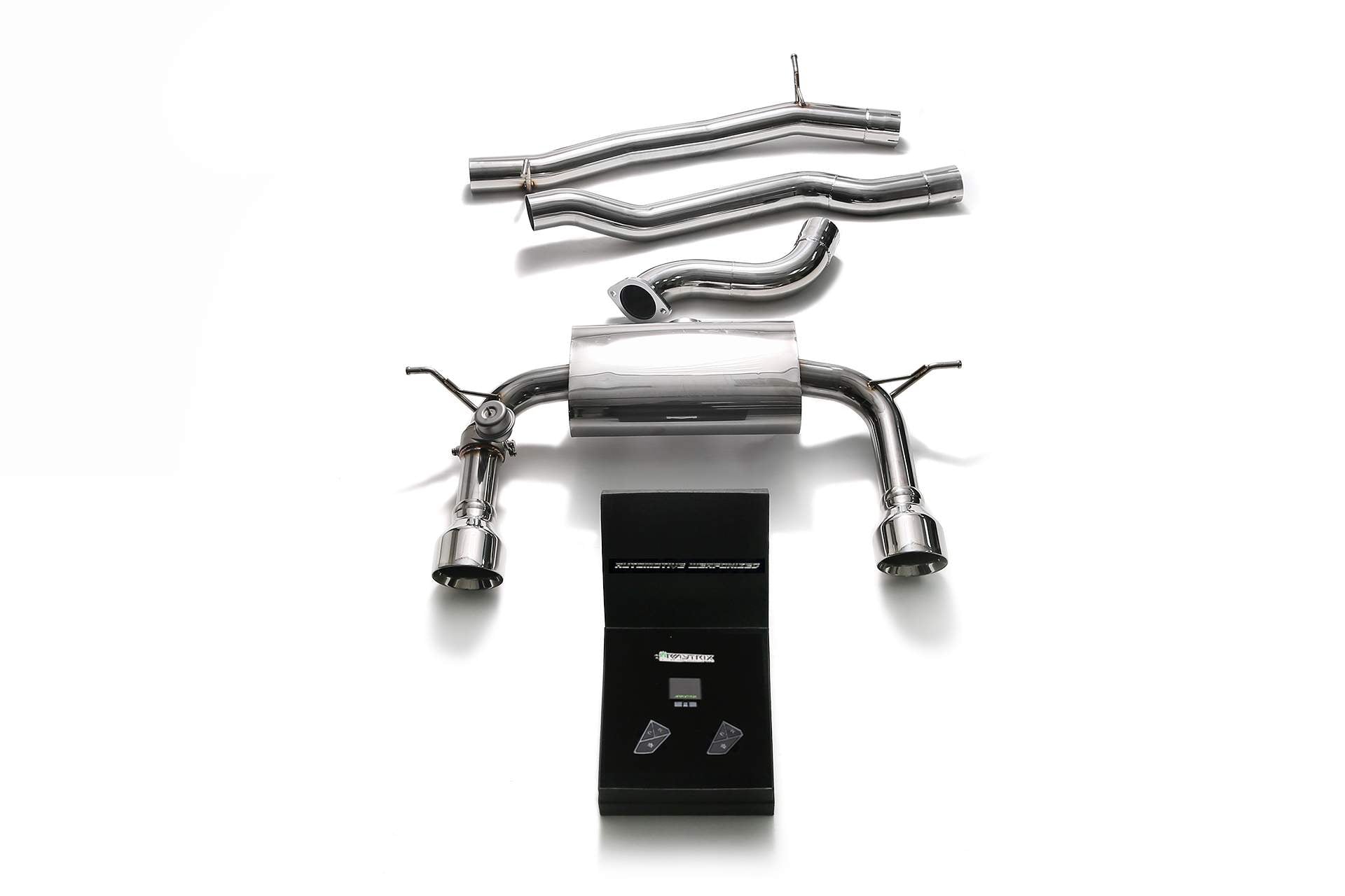 Armytrix exhaust system for Audi TT 8S MK3 1.8 2.0 TFSI 2WD Coupé (2015-present) valvetronic exhaust system