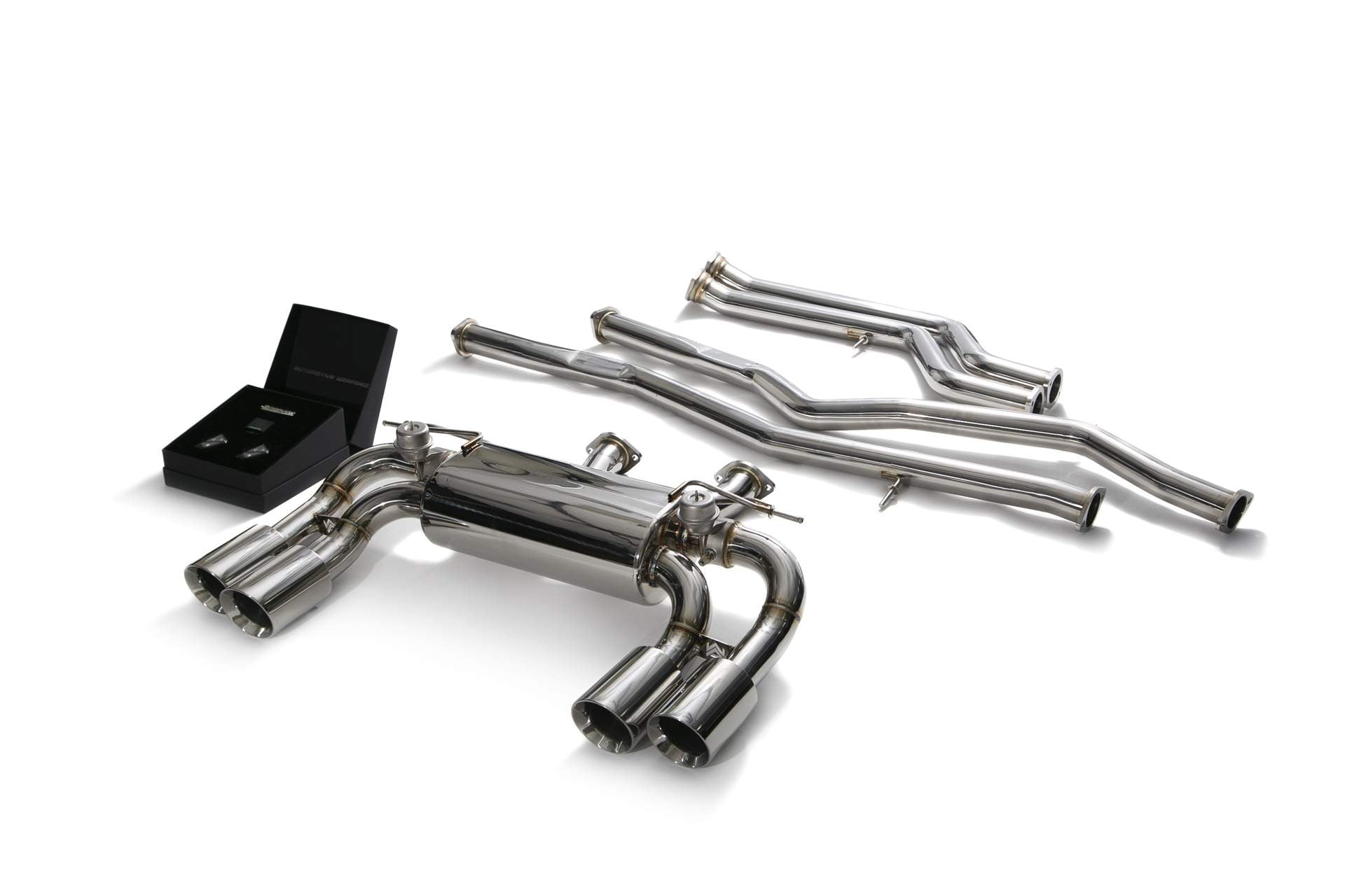 Armytrix exhaust system for BMW F87 M2 Competition (2019-2022) valvetronic exhaust system