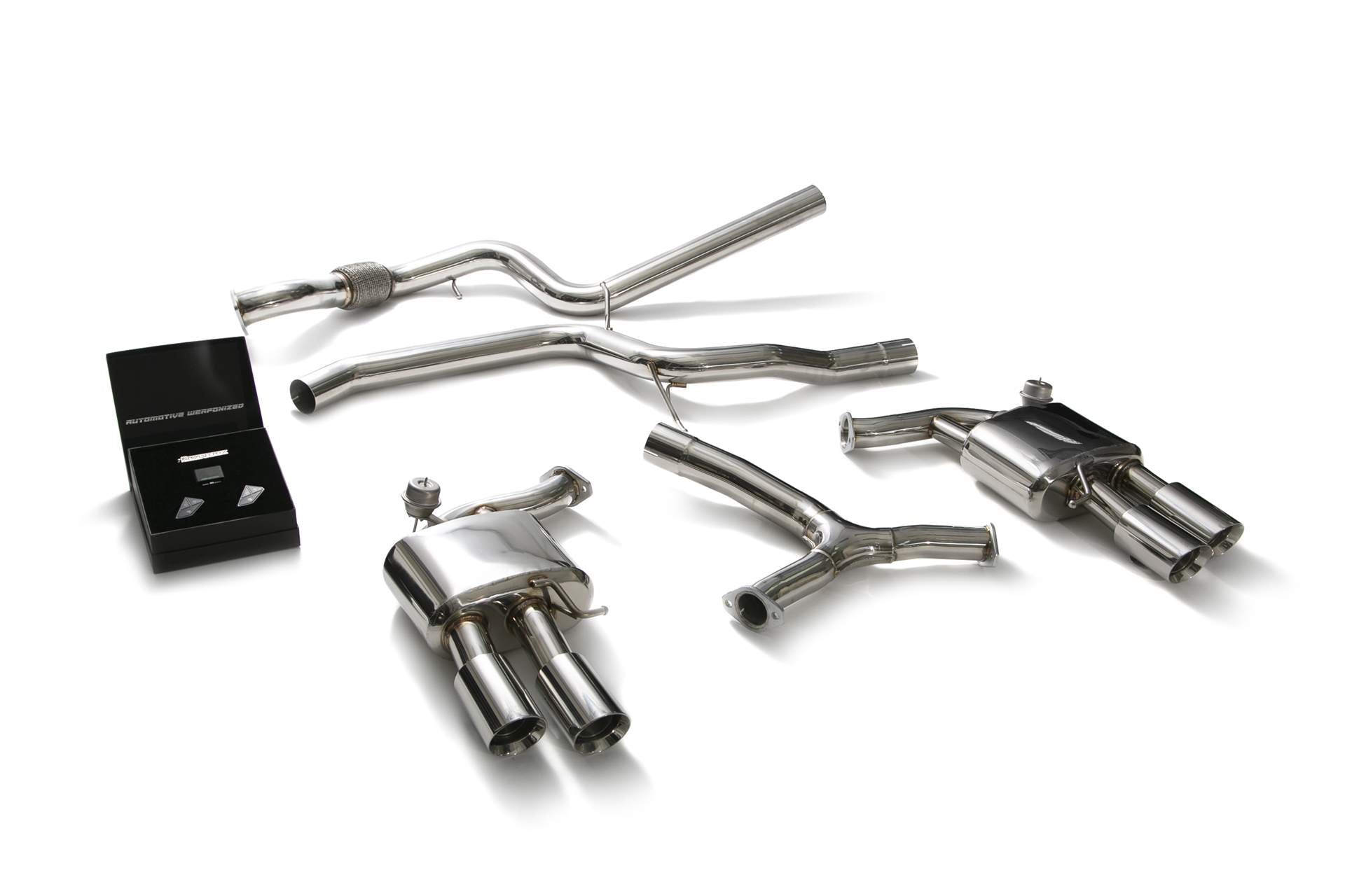 Armytrix exhaust system for Audi A5 B9 2.0 TFSI Coupé 2WD (2016-present) valvetronic exhaust system