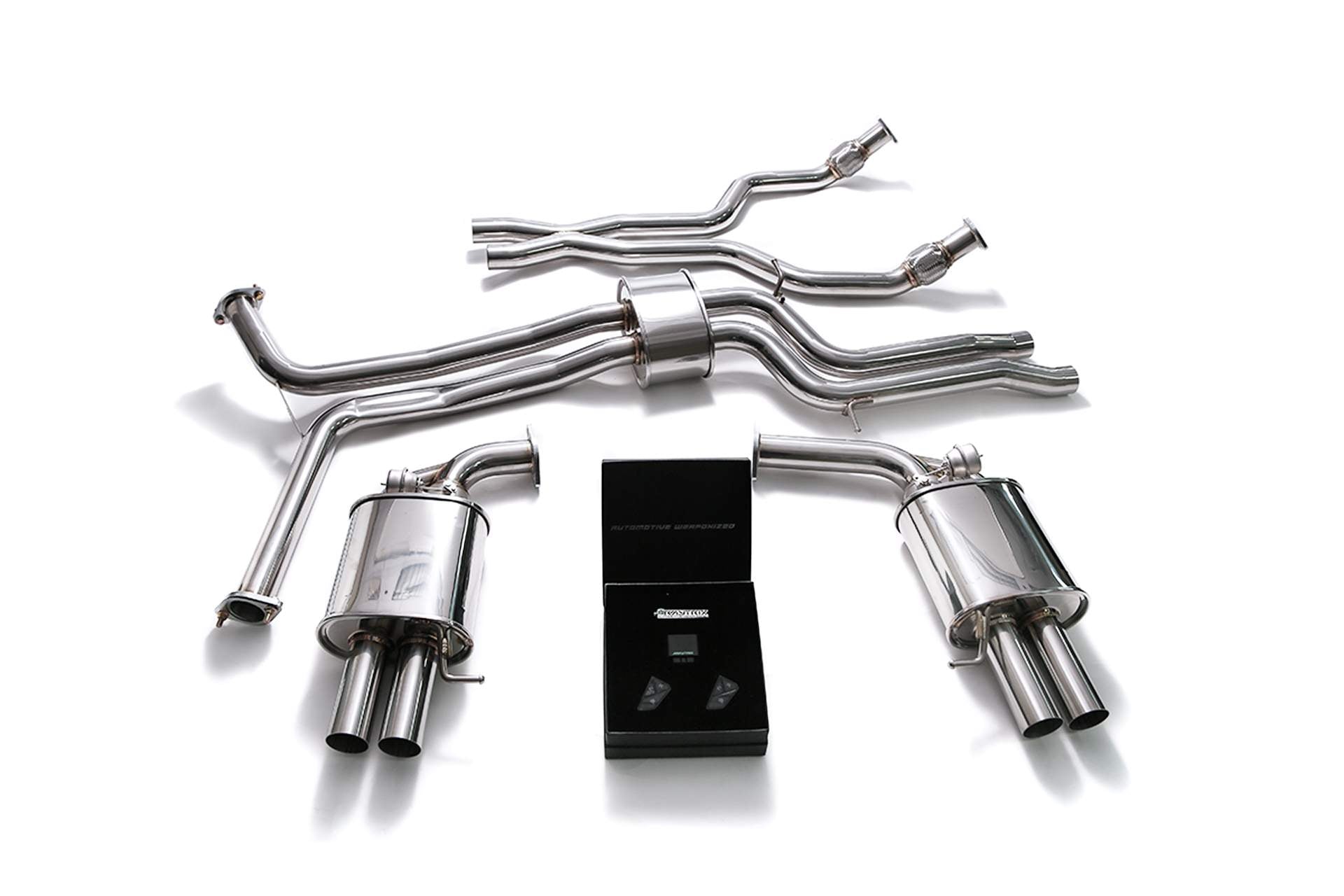 Armytrix exhaust system for Audi S6 C7 4.0 V8 Twin Turbo (2012-2018) valvetronic exhaust system
