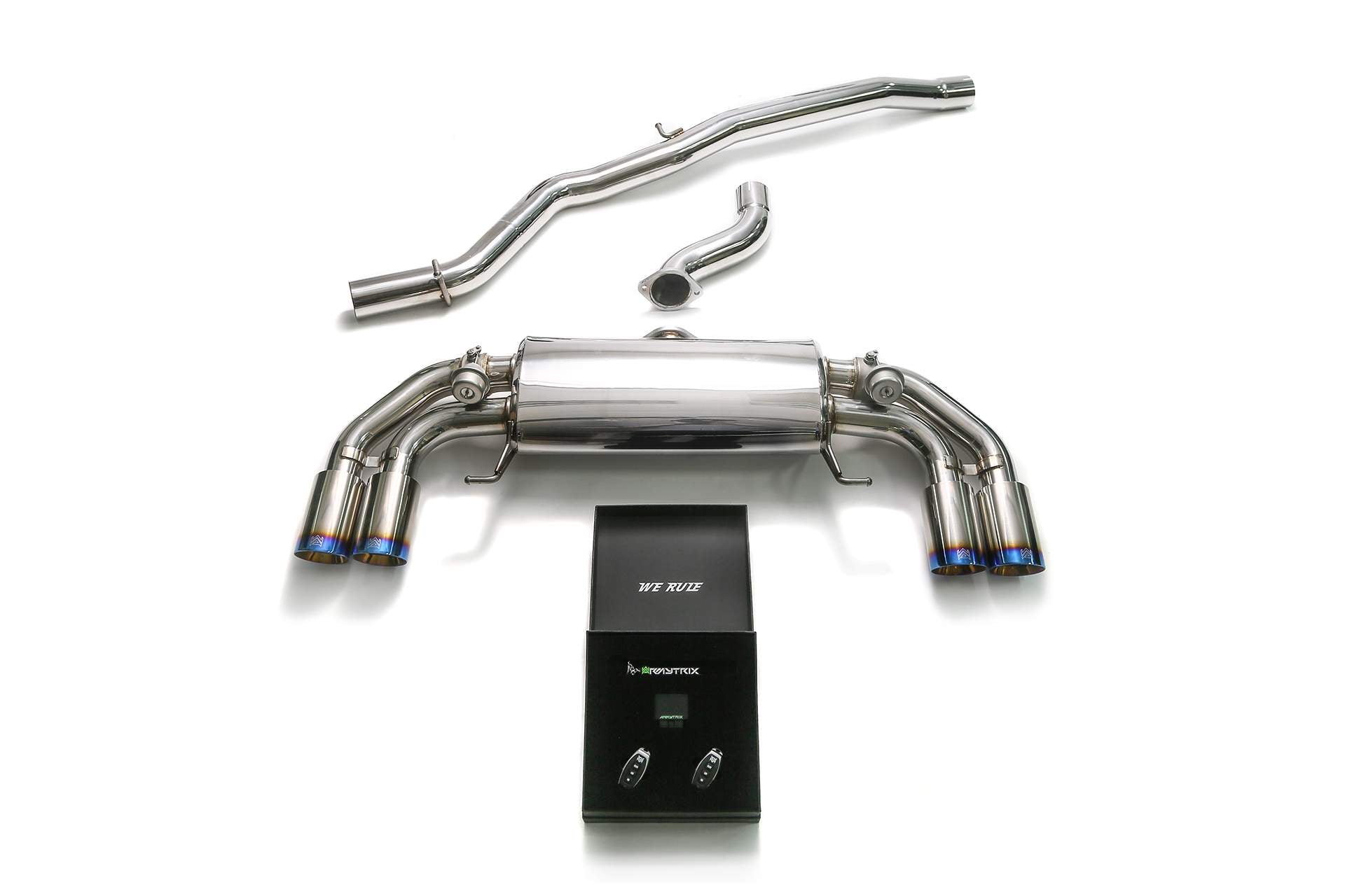 Armytrix exhaust system for Audi S1 8X 2.0 Hatchback/ Sportback (2014-2018) valvetronic exhaust system