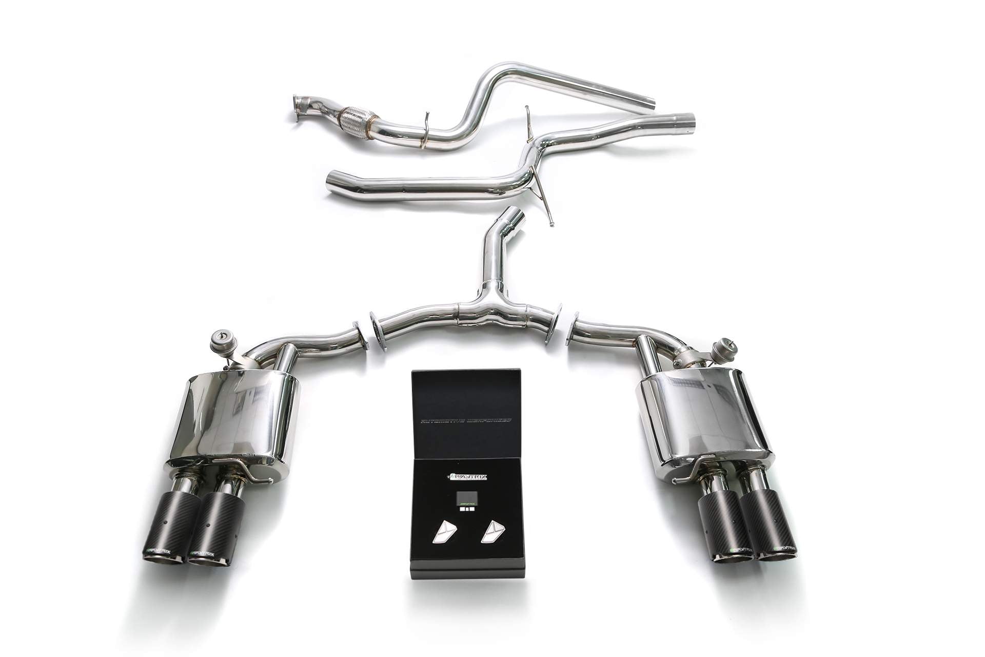 Armytrix exhaust system for Audi A4 B9 2.0 TFSI Sedan/Avant (2WD) (2016-present) valvetronic exhaust system
