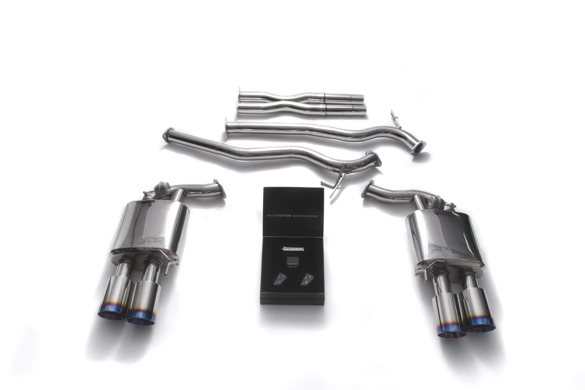 Armytrix exhaust system for Ford Mustang GT Convertible 5.0 V8 MK6 Facelift (2018-present) valvetronic exhaust system