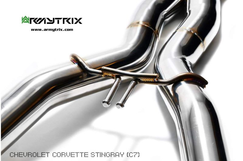 Armytrix exhaust system for Chevrolet Corvette C7 Stingray/Grand Sport (2014-2019) valvetronic exhaust system