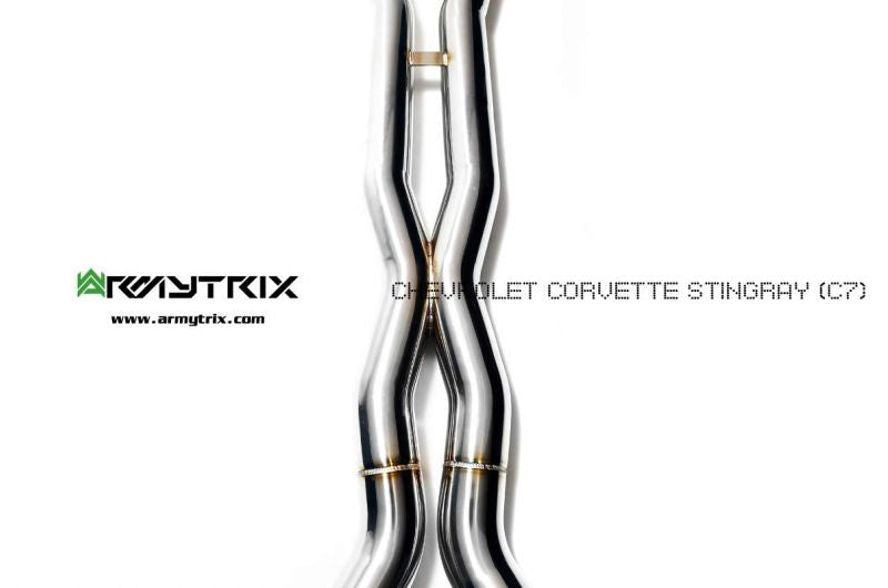 Armytrix exhaust system for Chevrolet Corvette C7 Stingray/Grand Sport (2014-2019) valvetronic exhaust system