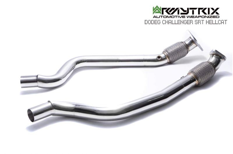 Armytrix exhaust system for Dodge Challenger SRT Hellcat (2018-present) valvetronic exhaust system