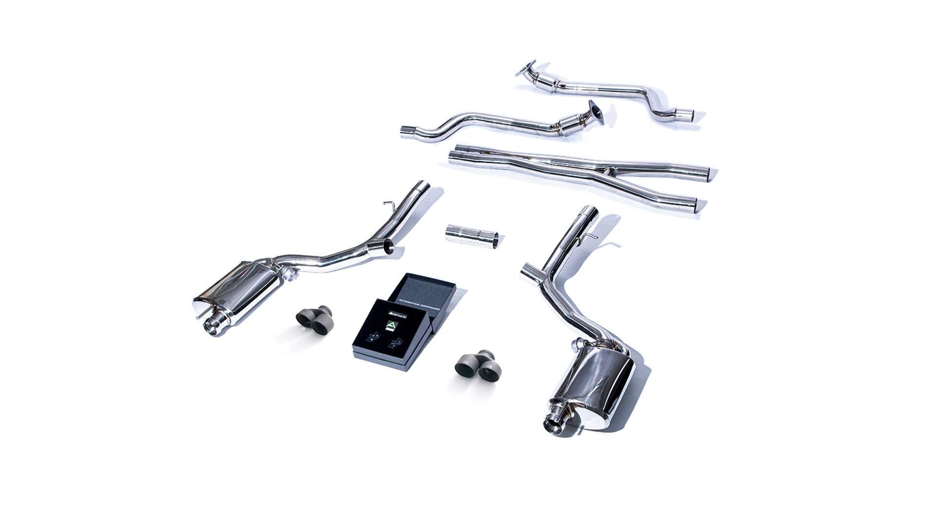 Armytrix exhaust system for Dodge Challenger SRT Hellcat (2018-present) valvetronic exhaust system