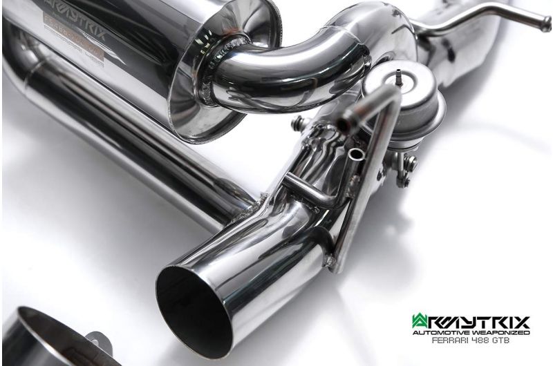 Exhaust systems for Ferrari 488 GTB / Spider (2015-2020) valvetronic exhaust system