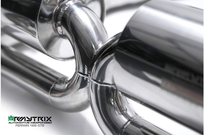 Armytrix exhaust systems for Ferrari 488 Pista / Pista Spider (2018-2020) valvetronic exhaust system