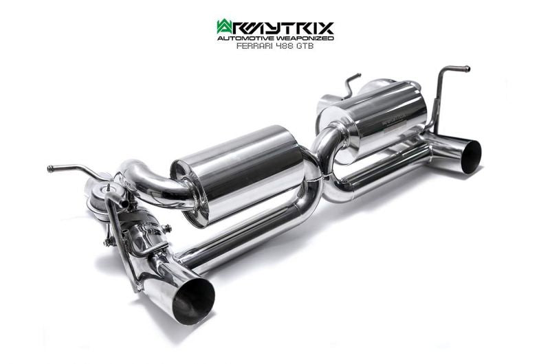 Exhaust systems for Ferrari 488 GTB / Spider (2015-2020) valvetronic exhaust system