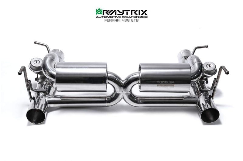 Armytrix exhaust systems for Ferrari 488 Pista / Pista Spider (2018-2020) valvetronic exhaust system