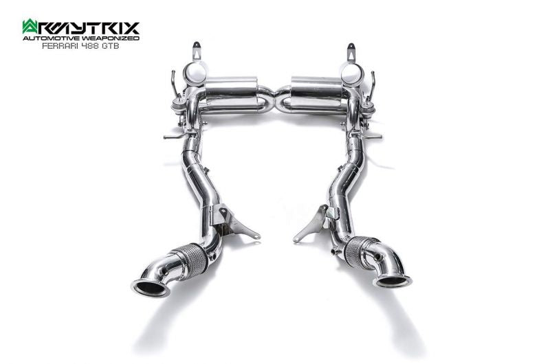 Armytrix exhaust systems for Ferrari 488 Pista / Pista Spider (2018-2020) valvetronic exhaust system