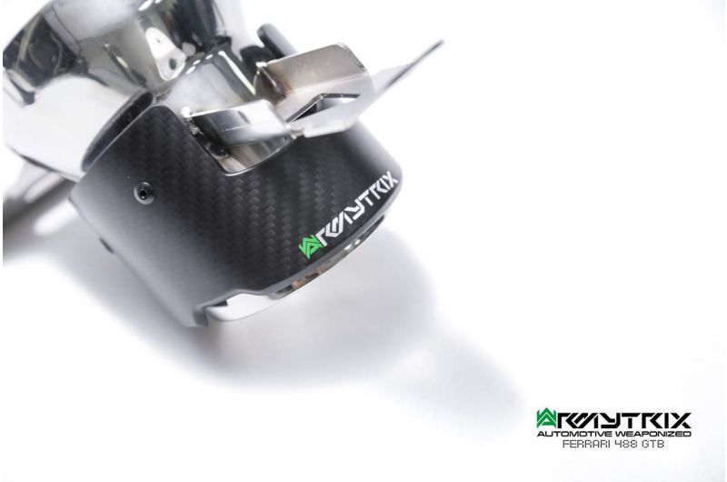 Armytrix exhaust systems for Ferrari 488 Pista / Pista Spider (2018-2020) valvetronic exhaust system