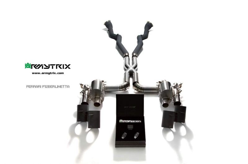Armytrix exhaust systems for Ferrari F12 (2012-2017) valvetronic exhaust system