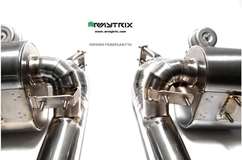 Armytrix exhaust systems for Ferrari F12 (2012-2017) valvetronic exhaust system