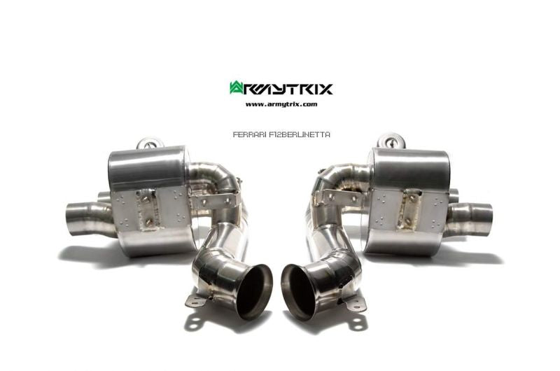 Armytrix exhaust systems for Ferrari F12 (2012-2017) valvetronic exhaust system