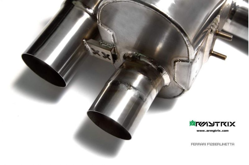 Armytrix exhaust systems for Ferrari F12 (2012-2017) valvetronic exhaust system