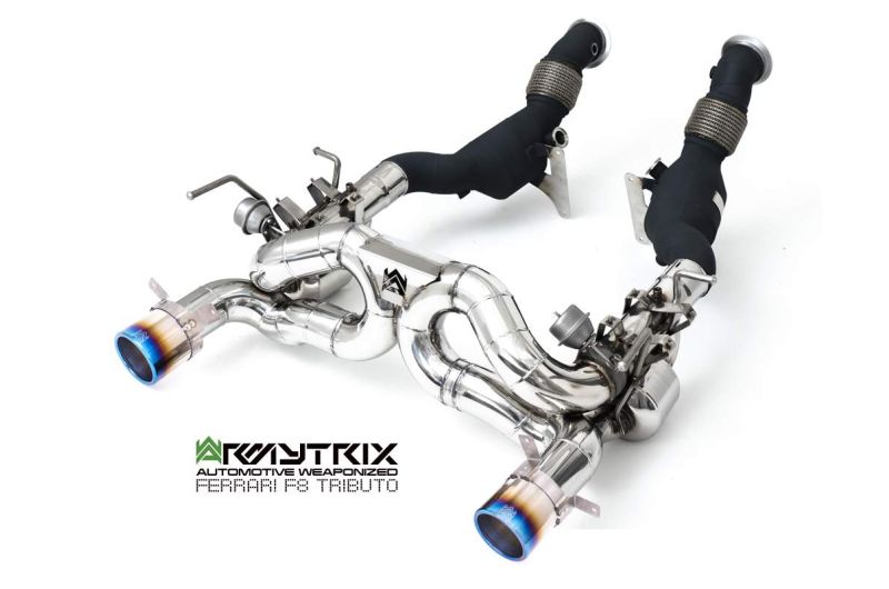 Exhaust systems for Ferrari F8 Tributo (2019-Present) valvetronic exhaust system