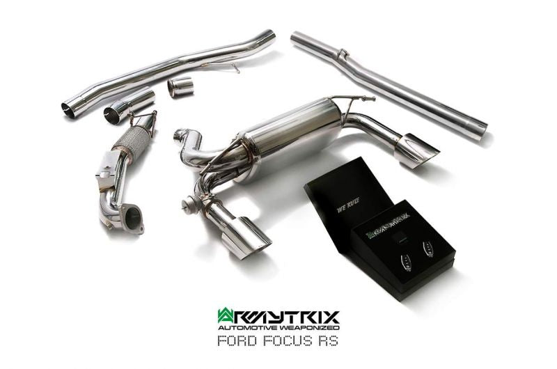 Armytrix exhaust system for Focus RS (MKIII) 2.3L Turbo (2016-2018) valvetronic exhaust system