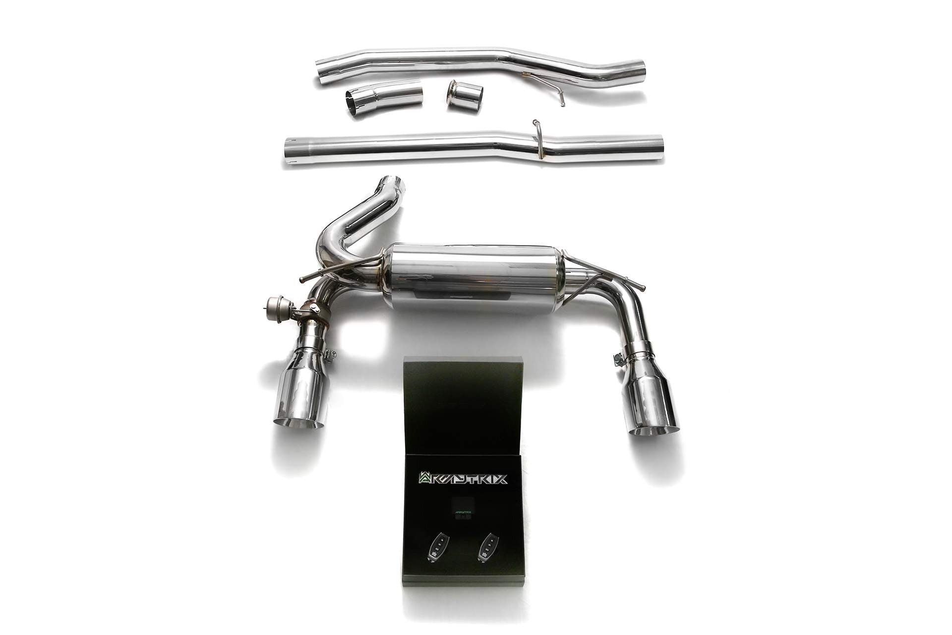 Armytrix exhaust system for Focus RS (MKIII) 2.3L Turbo (2016-2018) valvetronic exhaust system