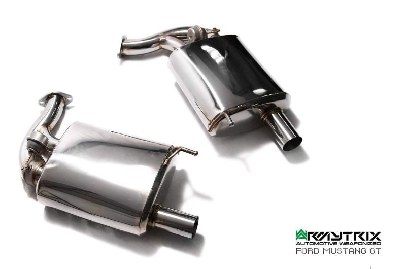Armytrix exhaust system for Ford Mustang GT Convertible 5.0 V8 MK6 (2015-2017) valvetronic exhaust system