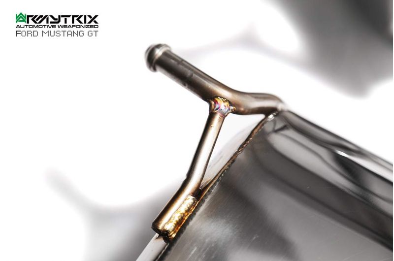 Armytrix exhaust system for Ford Mustang GT Convertible 5.0 V8 MK6 (2015-2017) valvetronic exhaust system