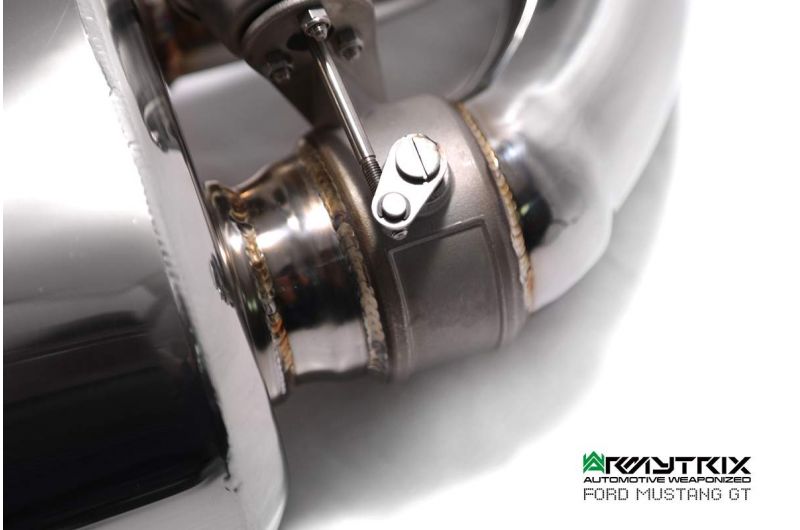 Armytrix exhaust system for Ford Mustang GT Coupé 5.0 V8 MK6 (2015-2017) valvetronic exhaust system