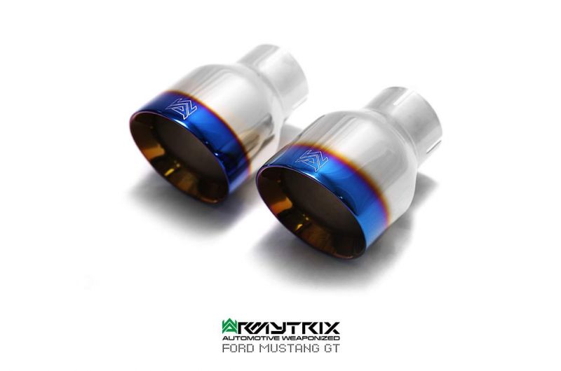 Armytrix exhaust system for Ford Mustang GT Convertible 5.0 V8 MK6 (2015-2017) valvetronic exhaust system