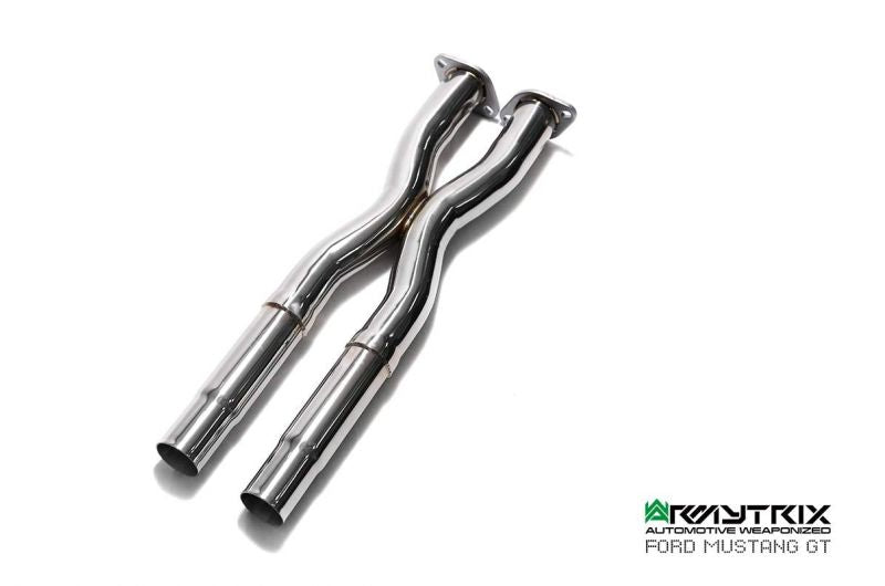 Armytrix exhaust system for Ford Mustang GT Convertible 5.0 V8 MK6 (2015-2017) valvetronic exhaust system