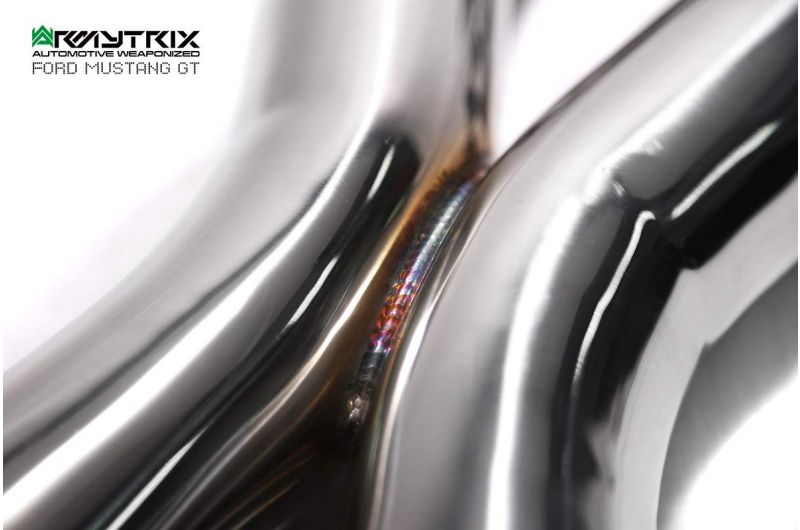 Armytrix exhaust system for Ford Mustang GT Convertible 5.0 V8 MK6 (2015-2017) valvetronic exhaust system