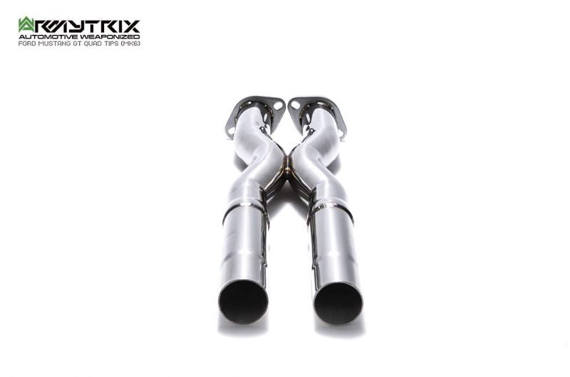Armytrix exhaust system for Ford Mustang GT Convertible 5.0 V8 MK6 Facelift (2018-present) valvetronic exhaust system