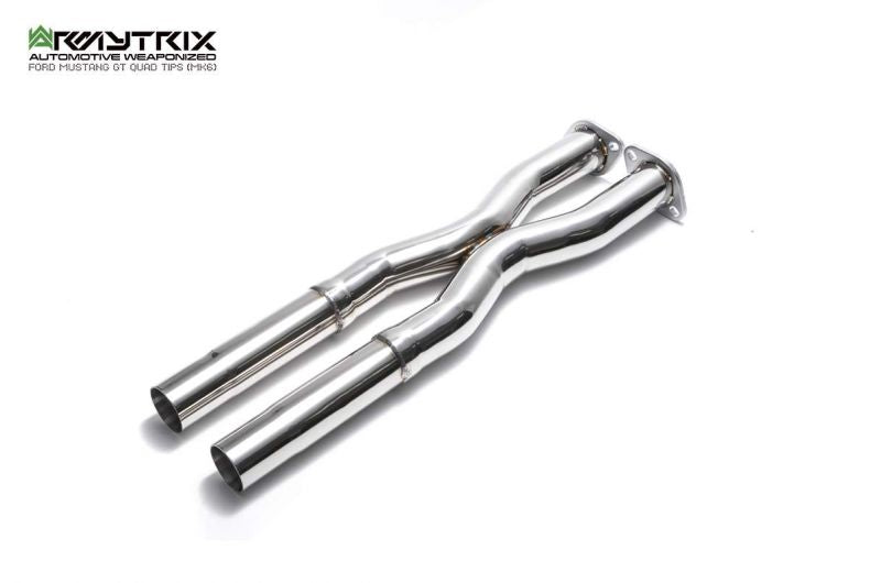 Armytrix exhaust system for Ford Mustang GT Convertible 5.0 V8 MK6 Facelift (2018-present) valvetronic exhaust system