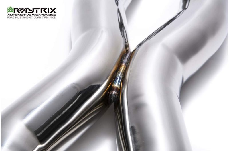 Armytrix exhaust system for Ford Mustang GT Convertible 5.0 V8 MK6 Facelift (2018-present) valvetronic exhaust system
