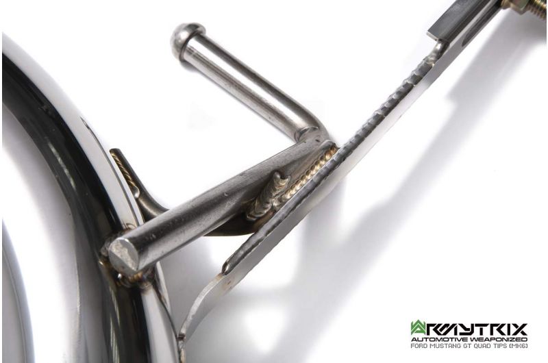 Armytrix exhaust system for Ford Mustang GT Convertible 5.0 V8 MK6 Facelift (2018-present) valvetronic exhaust system