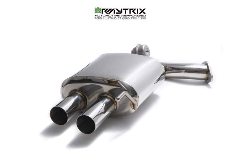 Armytrix exhaust system for Ford Mustang GT Convertible 5.0 V8 MK6 Facelift (2018-present) valvetronic exhaust system