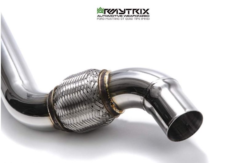Armytrix exhaust system for Ford Mustang GT Convertible 5.0 V8 MK6 Facelift (2018-present) valvetronic exhaust system