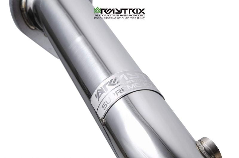 Armytrix exhaust system for Ford Mustang GT Convertible 5.0 V8 MK6 Facelift (2018-present) valvetronic exhaust system