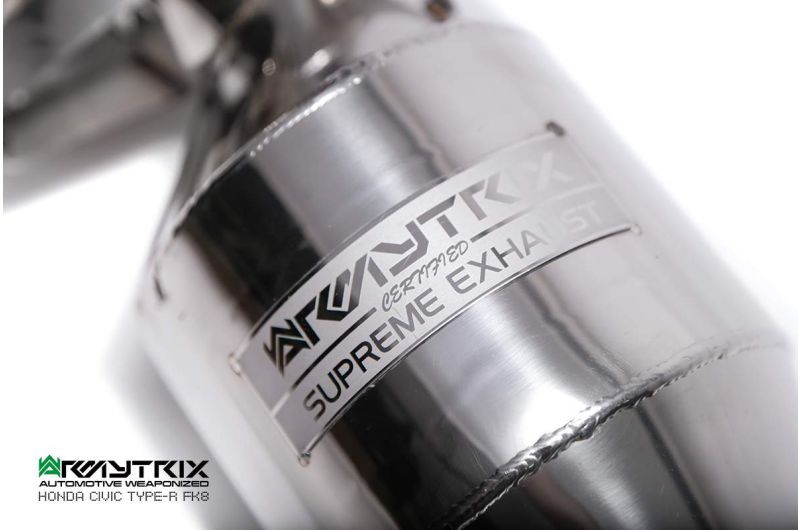 Armytrix exhaust systems for Honda Civic Type-R FK8 (2017-2022) valvetronic exhaust system
