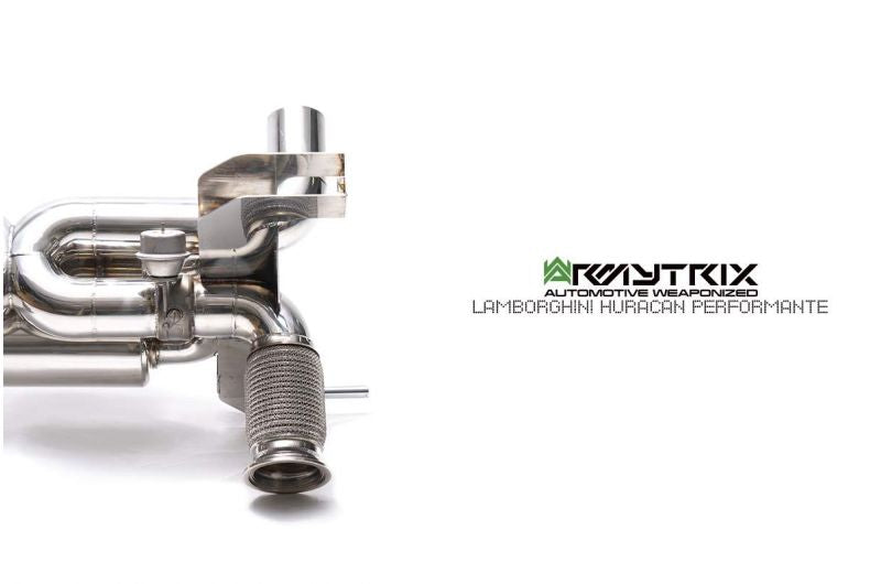 Armytrix exhaust systems for Lamborghini Huracan LP640-4 Performanté (2017-2019) valvetronic exhaust system