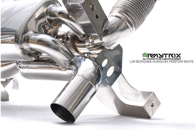 Armytrix exhaust systems for Lamborghini Huracan LP640-4 Performanté (2017-2019) valvetronic exhaust system