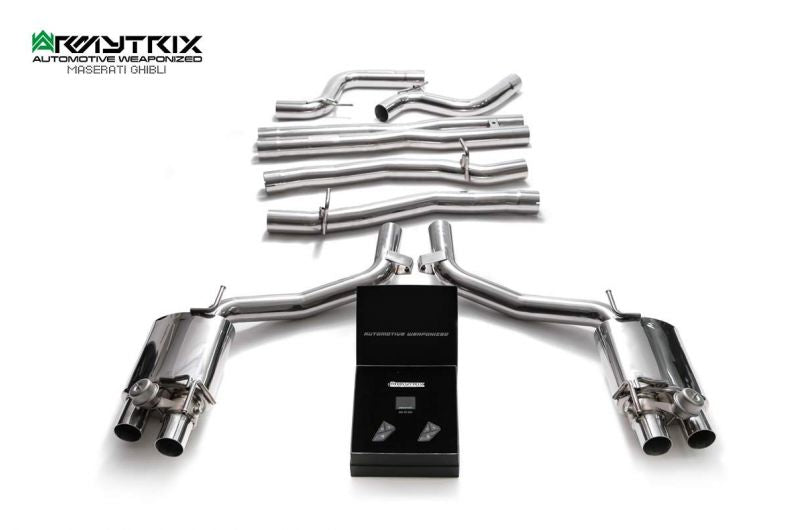 Armytrix exhaust systems for Maserati Ghibli (2013-2018) valvetronic exhaust system
